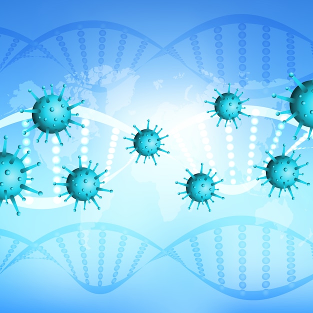 detailed Corona virus cell