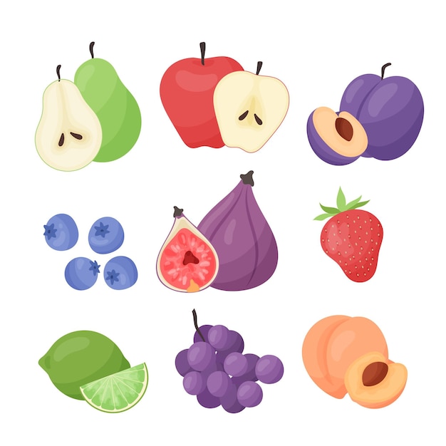 Detailed fruit collection
