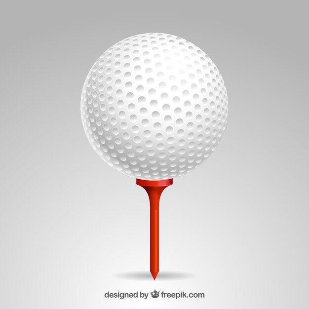 Детальный мяч для гольфа