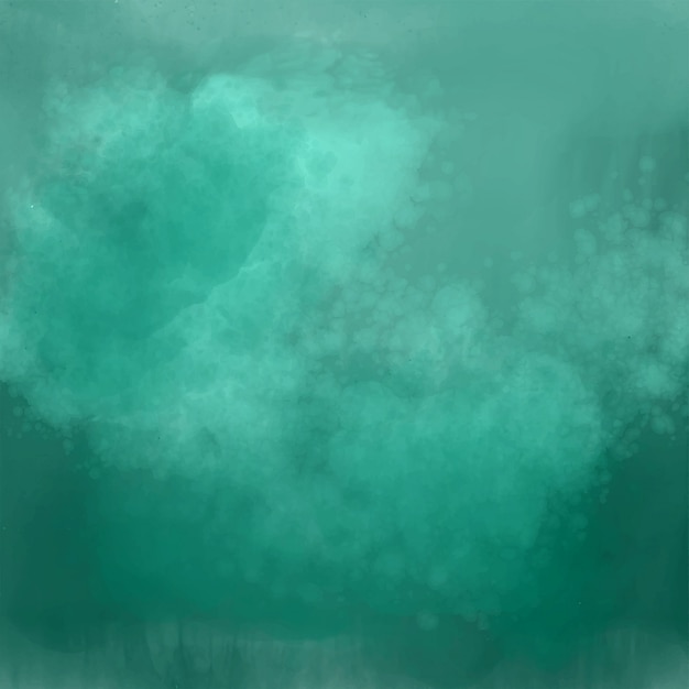 Free vector detailed green shade watercolor background