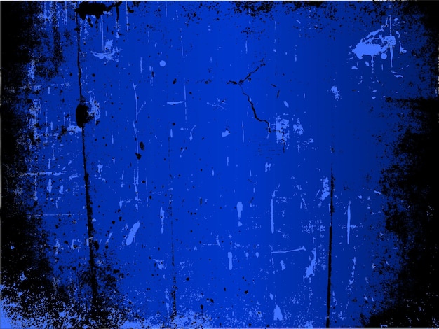 Detailed grunge background in shades of blue