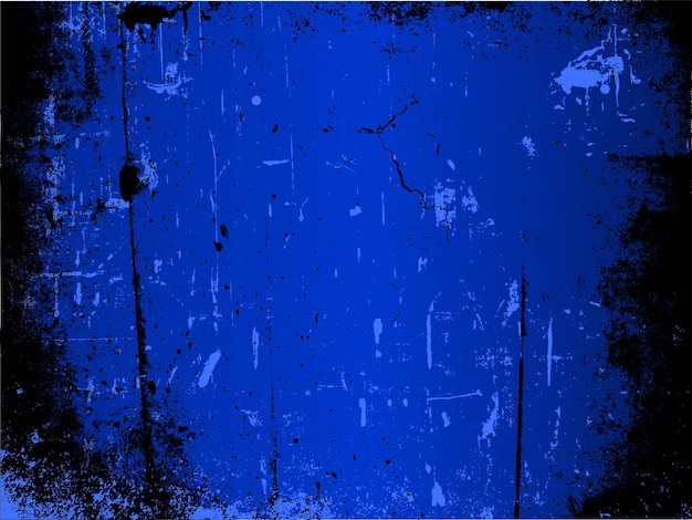 青の色合いの詳細なグランジ背景