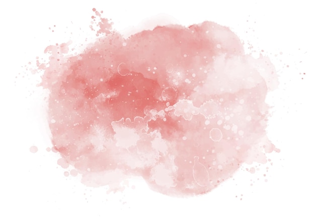 Free vector detailed hand painted watercolour splatter design