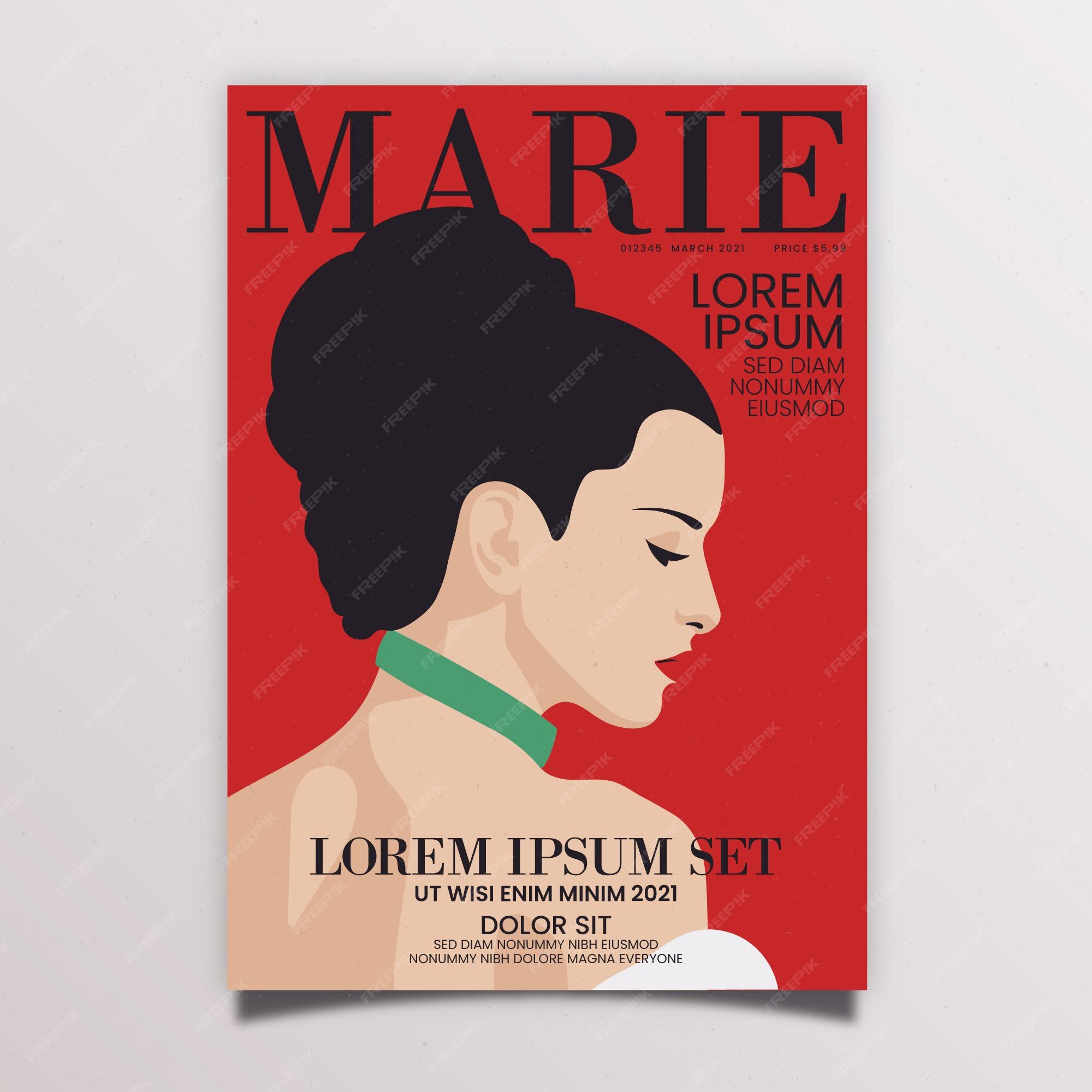 Fashion magazine cover Vectors & Illustrations for Free Download | Freepik