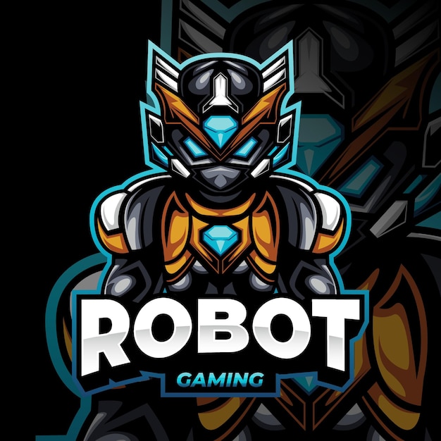 Detailed mascot gaming logo