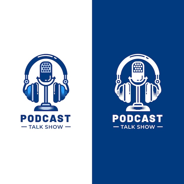 Detailed podcast logo