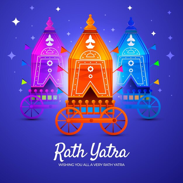 자세한 rath yatra 그림