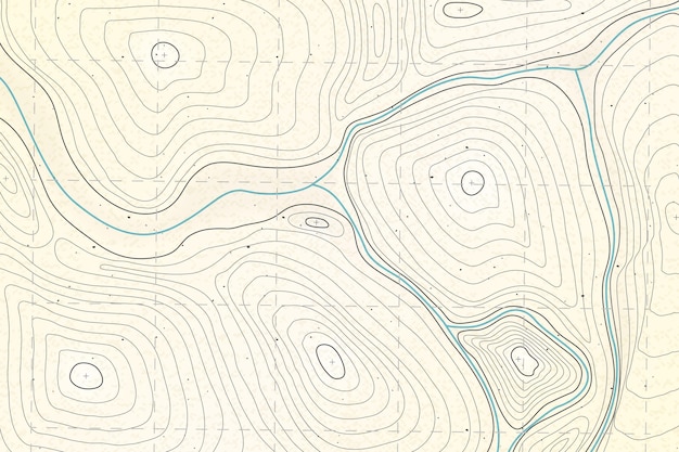 Free vector detailed topographic map background