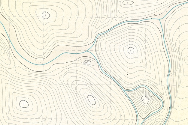 Detailed topographic map background