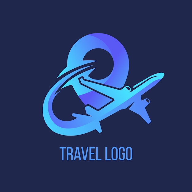 Detailed travel logo template