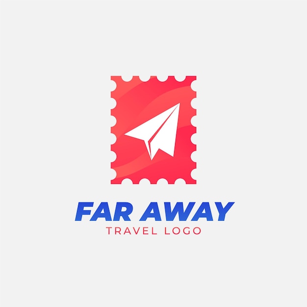 Подробный шаблон логотипа путешествия