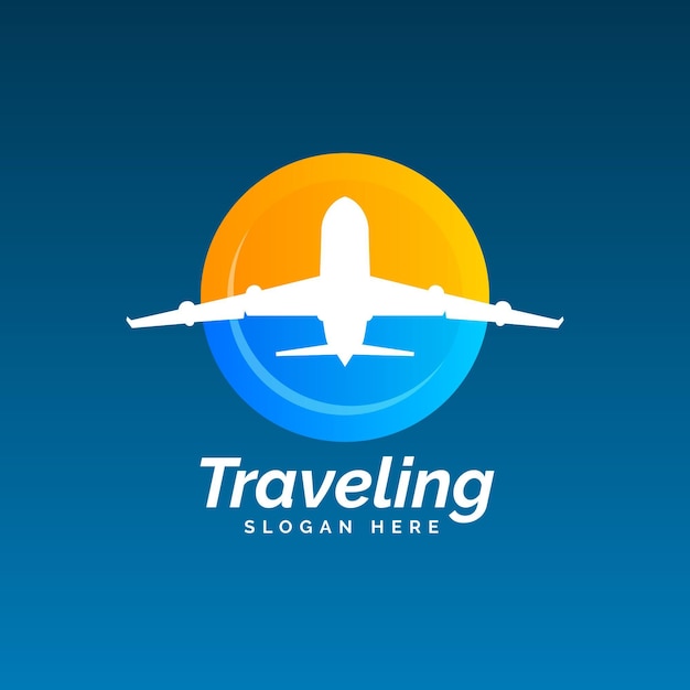 Подробная тема логотипа путешествия