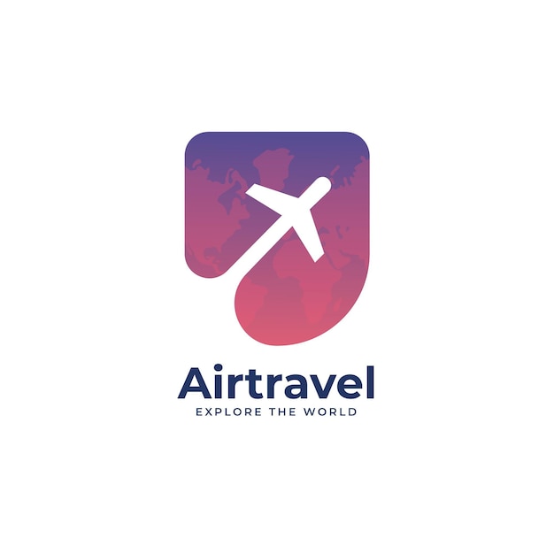 Free vector detailed travel logo