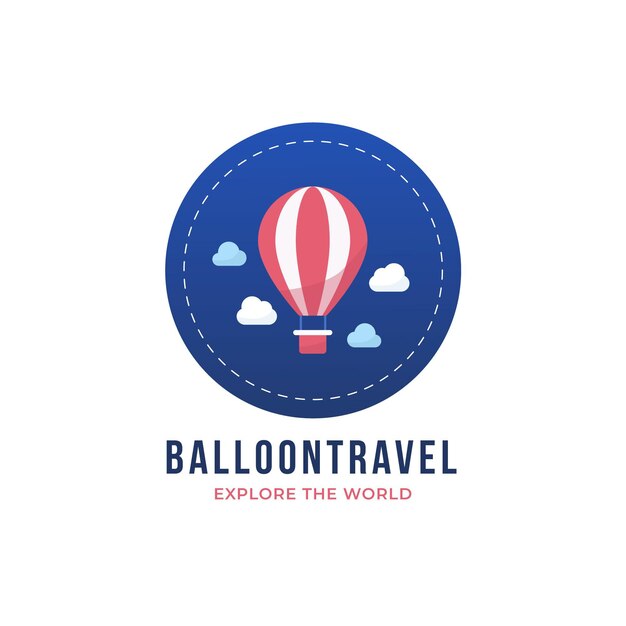 detailed travel logo