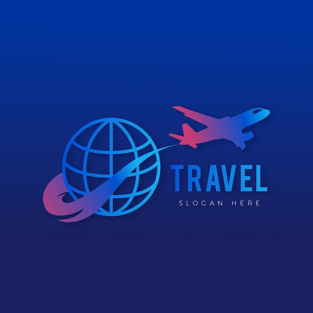 Detailed travel logo