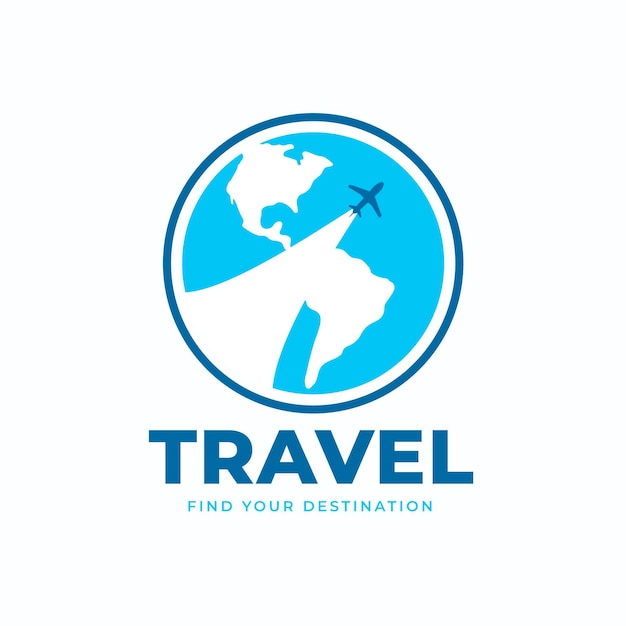 Detailed travel logo