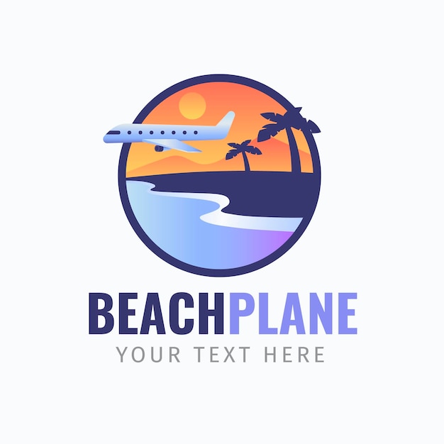 Detailed travel logo