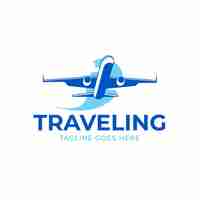 Free vector detailed travel logo