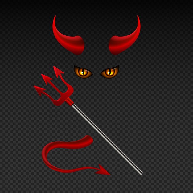 怖い 悪魔 画像 無料のベクター ストックフォト Psd