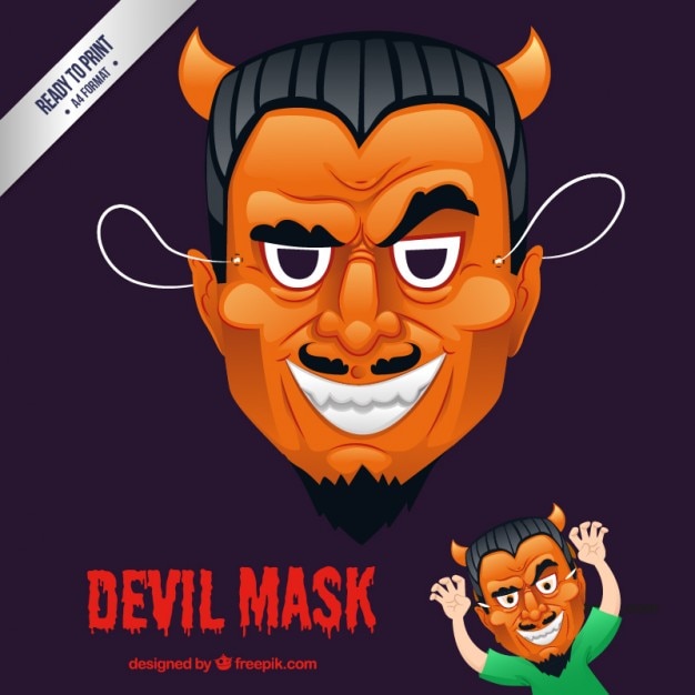 Devil mask