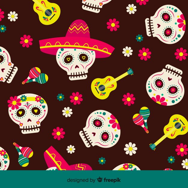 Dia de muertos background