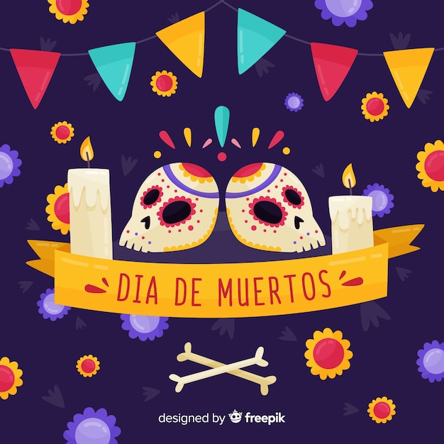 Sfondo dia de muertos