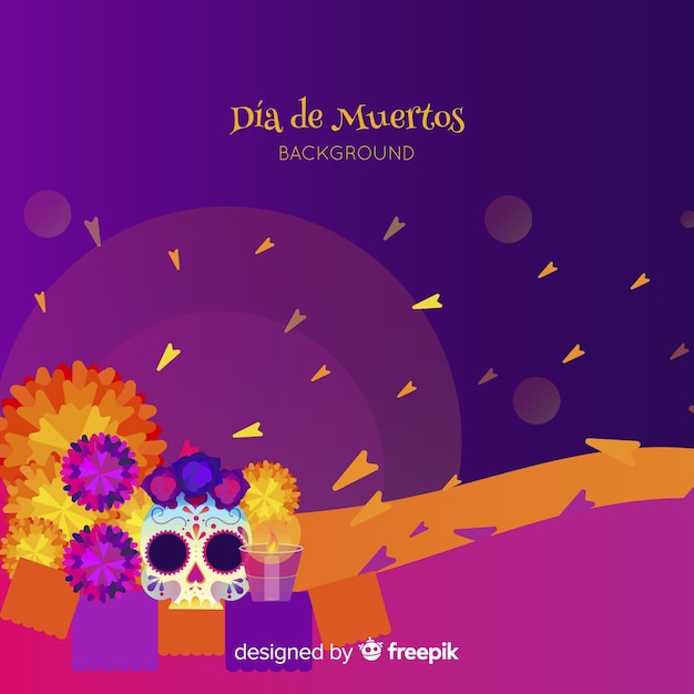 Dia de muertos background