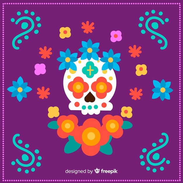 Dia de muertos background