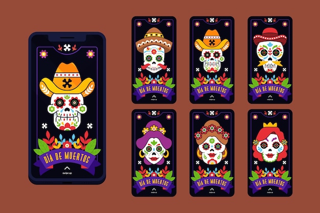 Díade muertos Instagramストーリーコレクション