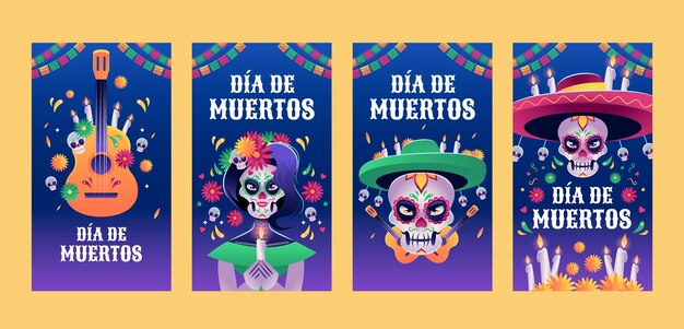 Dia de muertos instagramストーリー