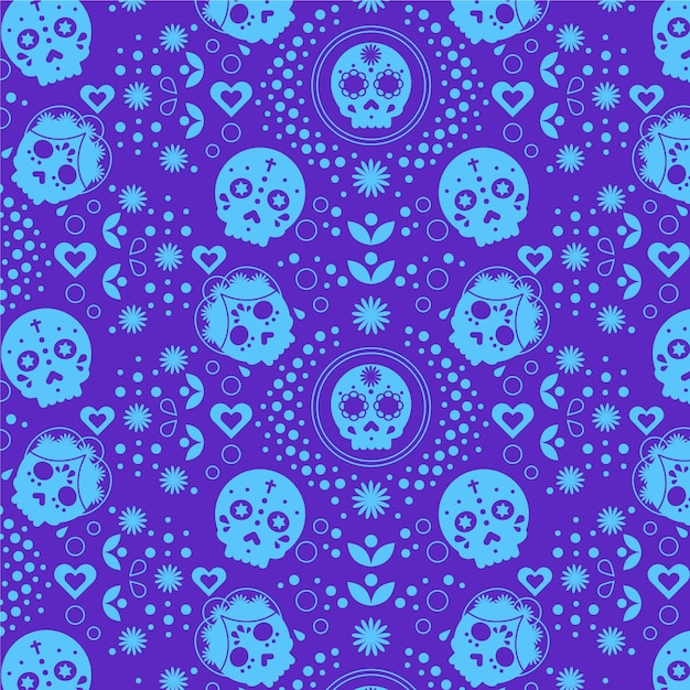 Dia de muertos pattern