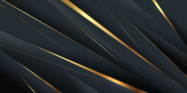 diagonal layer shape with gold line