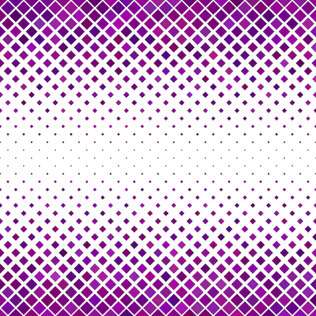 Diagonal square pattern background - geometric vector graphic from purple toned squares