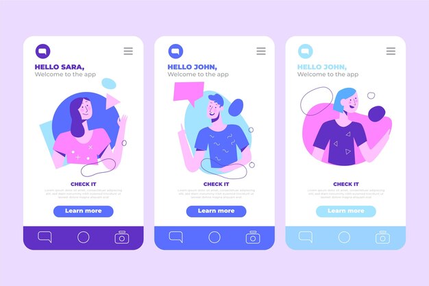 Different app concepts