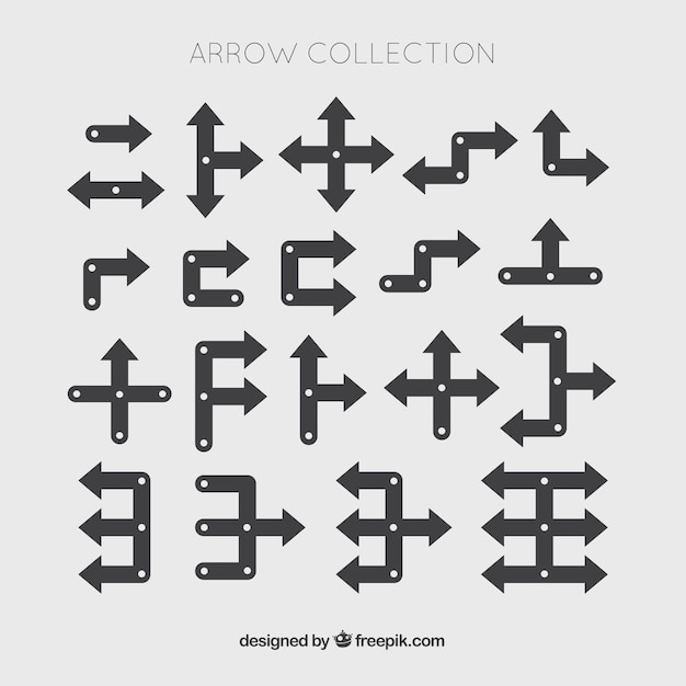 Different arrows collection to mark 