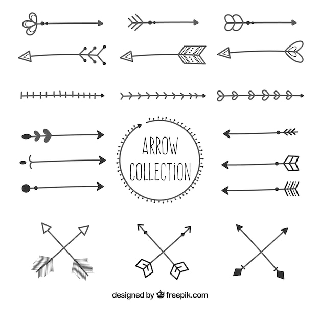 Different arrows collection to mark