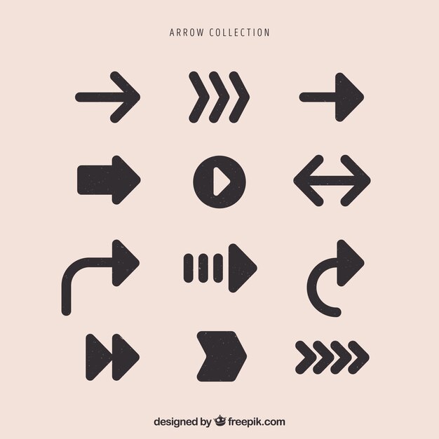 Different arrows collection to mark 