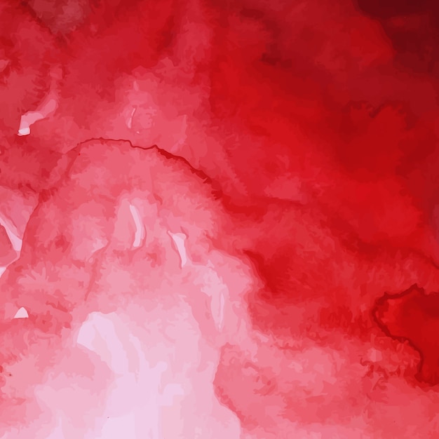 Free Vector, Red and white watercolor background design