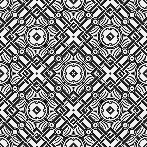 Different shapes pattern background