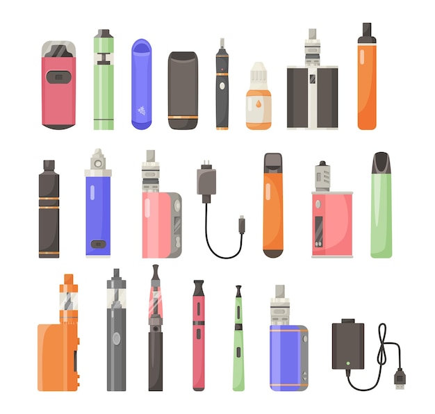 different-types-ecigarettes-vector-illus