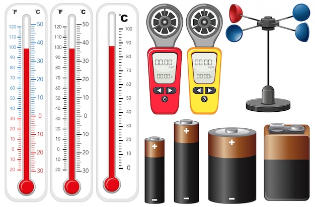 Mercury thermometer for outdoor temperature Vector Image