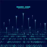 Free vector digital binary code numbers background