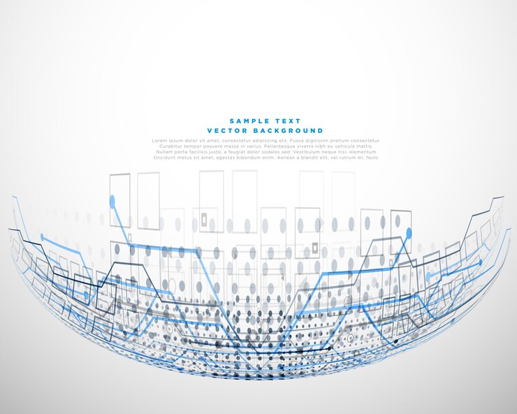 Free Vector digital concept design with wire mesh