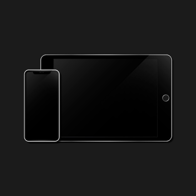 Digital device mockup set