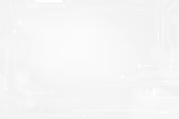 Free Vector digital grid technology background vector in white tone
