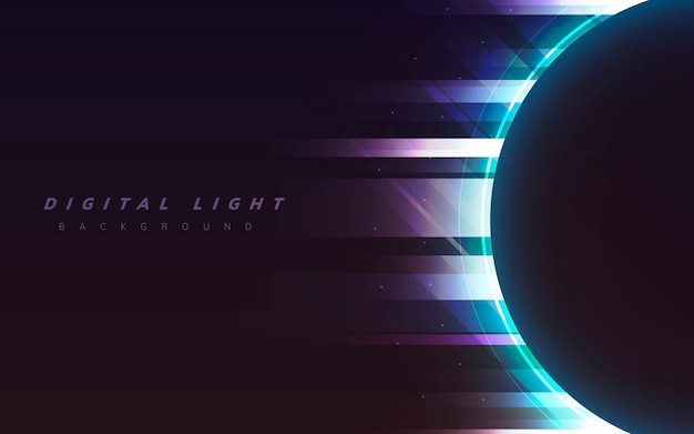 Free vector digital light background