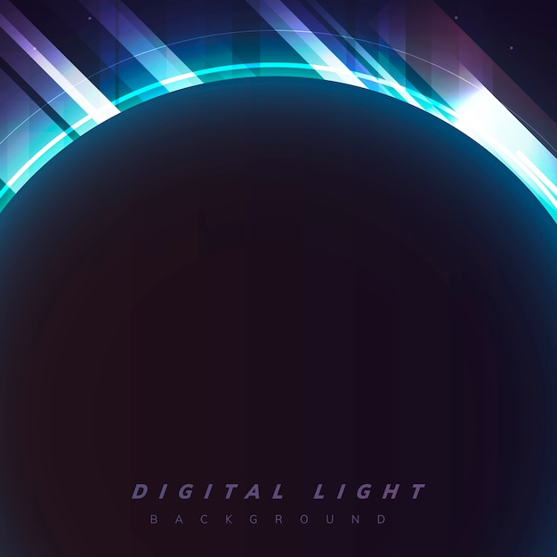 Free vector digital light background