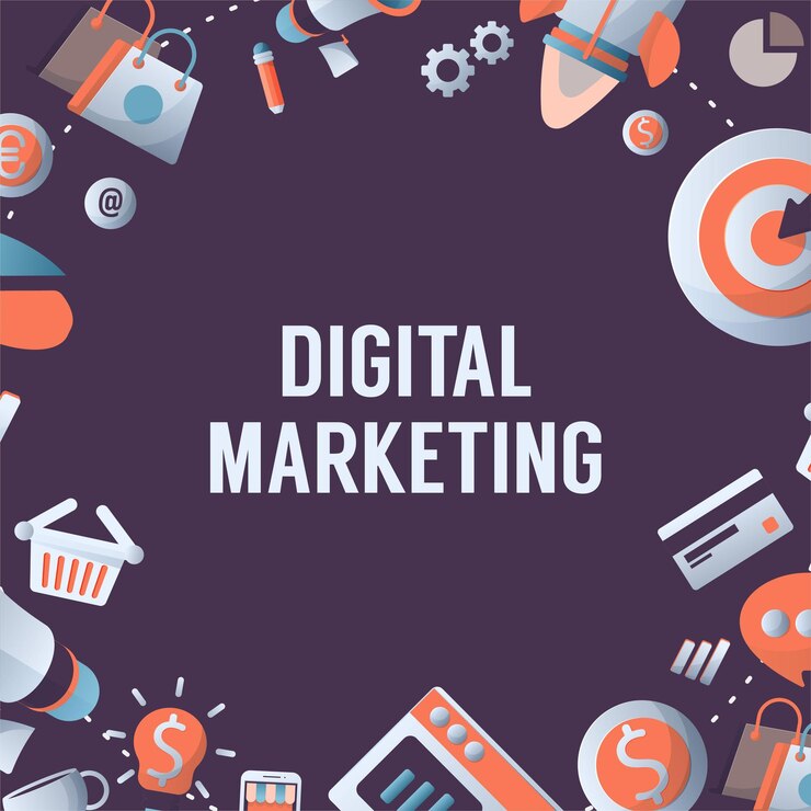 Free Vector digital marketing banner