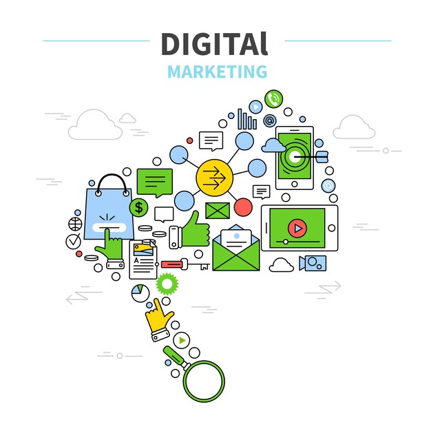 Digital Marketing concept