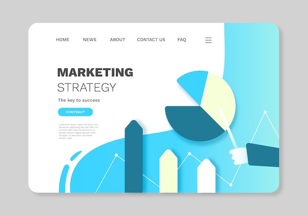 Digital marketing landing page